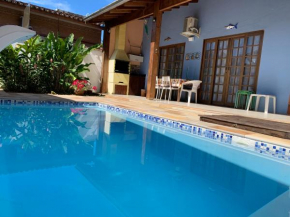 Casa Azul, 3dorm, 1suite, piscina, wifi, AC, Toninhas